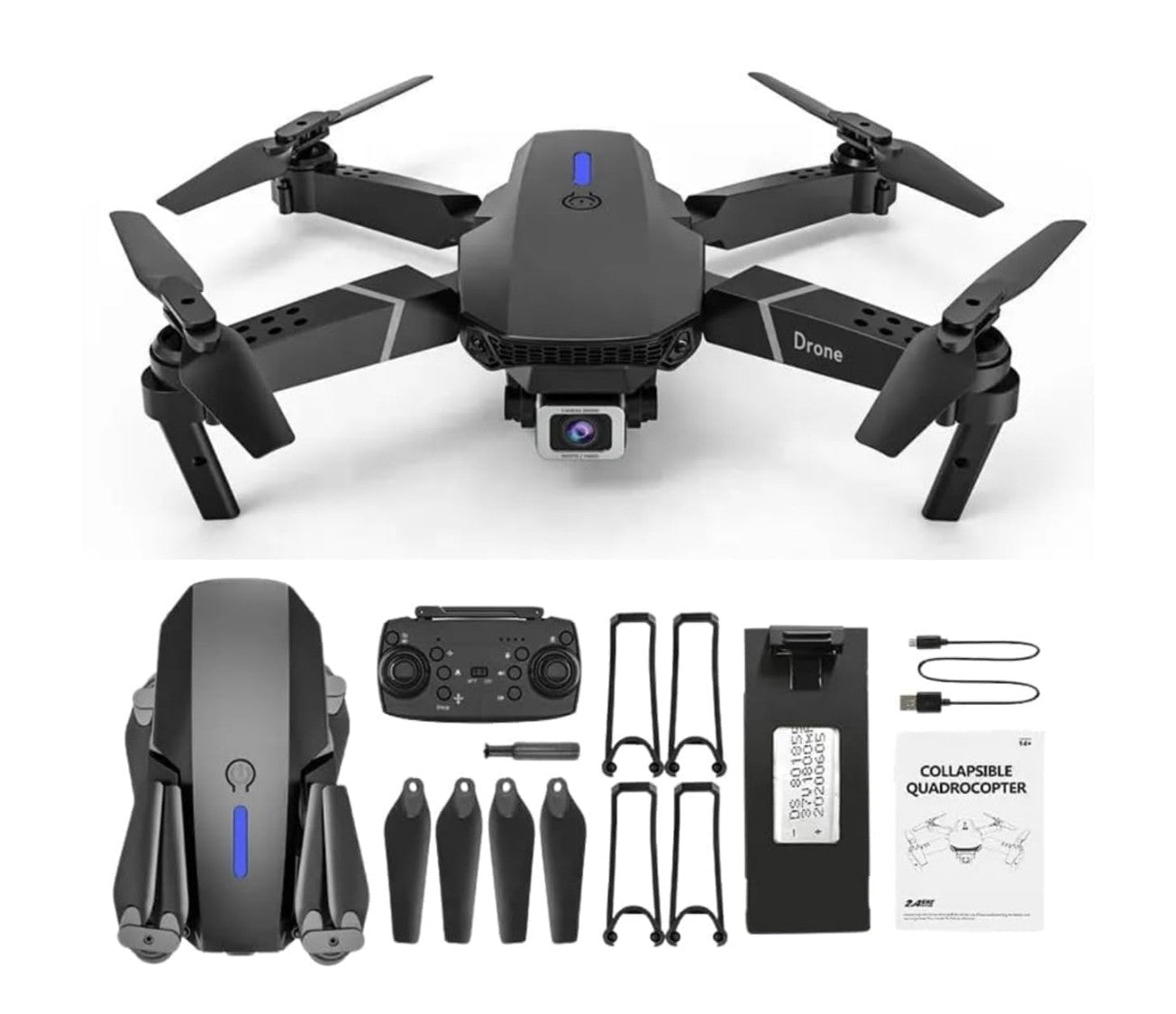DRONE CAMERA DOUBLE BATTERY 8 K