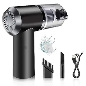 Portable Mini Car Vacuum Cleaner with,USB Rechargeable Wireless Handheld Car Vacuum Cleaner Traveling, Camping Reusable,Portable,Rechargeable Vacuum