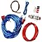 Boss BA-208 8-Gauge Amplifier Installation Wiring Kit A Car Amplifier Wiring Kit Helps You Make Connections and Brings Power to Your Radio, Subwoofers and Speakers