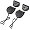 Tiaoping TP-366 High Efficiency Dome tweeters with 4-Mounting Options (380W Music Power)- (Black)