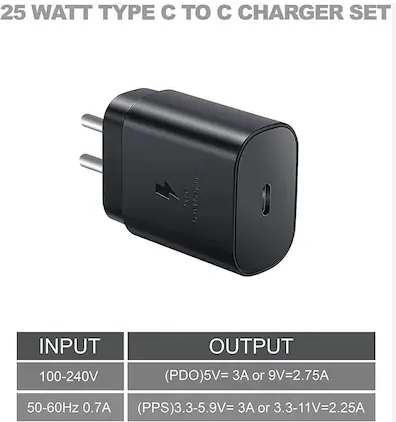 25 WATT ADAPTER CHARGER