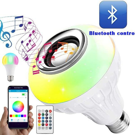 LED MUSIC BULB WITH BLUTOOTH SPEAKER