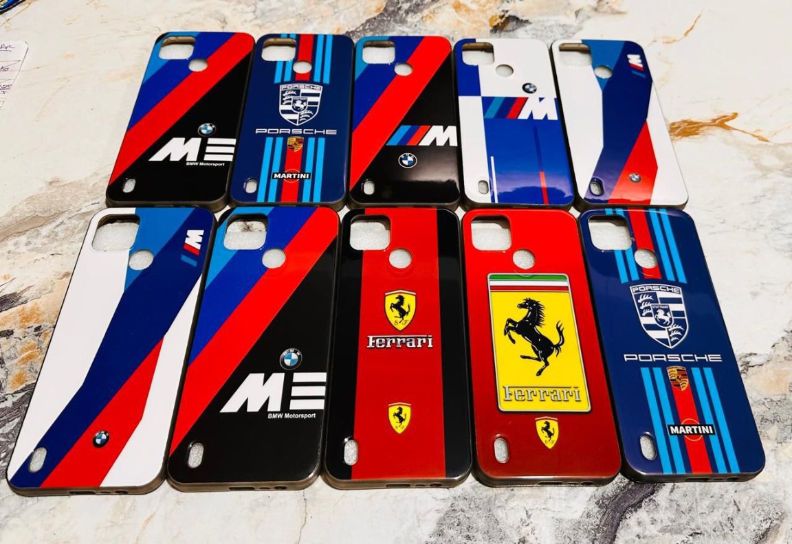 NEW CAR LOGO SHINING PRINT CASE