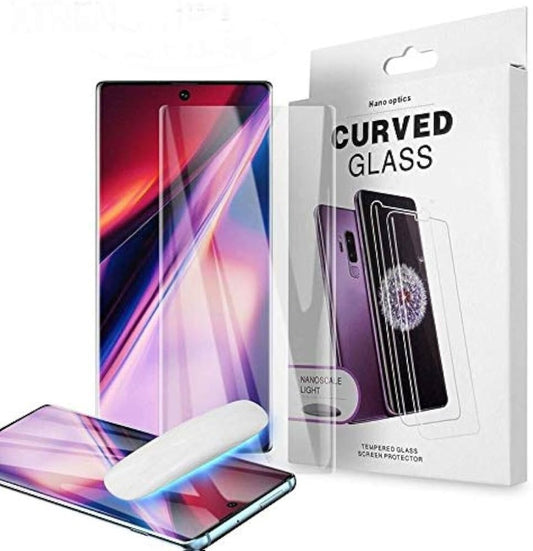 CURVED GLASS NANOSCALE LIGHT